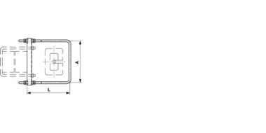 Guidage de poids double pour poids en fonte sur mâts HEB 160–260, pour contrepoids simple sur mâts HEB