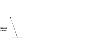 Suspension for registration pipe to messenger cable to registration pipe G2", straight, with hanger cable adjustable, conductive, with loop insulator