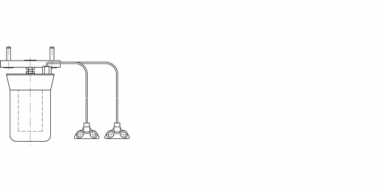 Témoin lumineux de tension 600/750 V C.C., au plafond