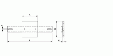 Pole numbering bracket, 4 pieces, to HEB 180-220