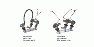 Commutateur à cornes unipolaire 3.0 kV, 800 A