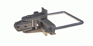 Drehgelenk universal mit Gabel vertikal, komplett, an HEB 220