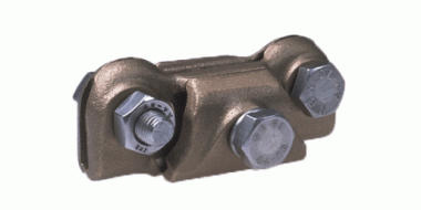 Clamp for 3 grooved contact wires