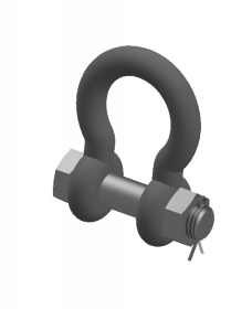 Schäkel, geschweifte Form