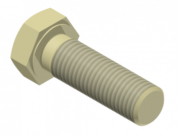 Sechskant-Schraube Polyamid M16x 50 ohne Schaft DIN 933