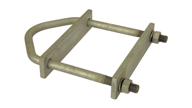 Collier étrier en pointe Ø = 16 mm sur HEB 240