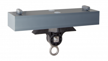 Line insulator to Unistrut channel type 3 B including suspension screws KUSYS  type 1 with simple suspension eye