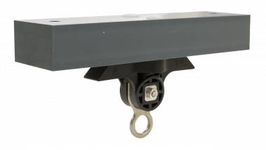 Corps isolé sur rail d'ancrage sans vis de suspension type 1 avec œillet de suspension simple