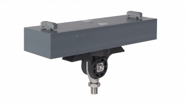 Corps isolé sur rail d'ancrage type 3 B exclusif 
vis de suspension KUSYS type 1 avec boulon fileté M16 ridige