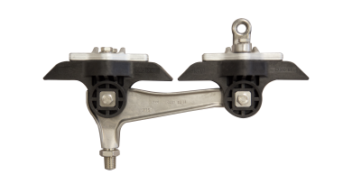 Corps isolé sur câble KUSYS  type avec tige fileté M16 rigide et œillet de suspension