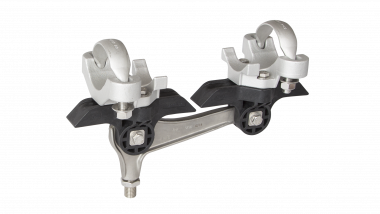 Corps isolé KUSYS2 complet étrier de retenue avec tige fileté M16 rigide, sur tube 2.5"