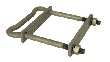 Collier avec 2 retenues Ø = 16 mm sur HEB 200