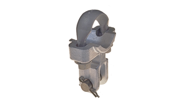 Pipe attachment complete, with U-bolt, to pipe Ø = 38 mm