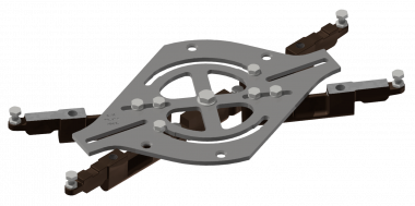 Kreuzungsstück TB–STB, verstellbar, 35°–65°