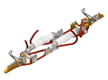 KUSEC 0.6-3kV DC POUR FIL DE CONTACT DE TYPE AC (EN 50149) POUR SUSPENSION KUSYS