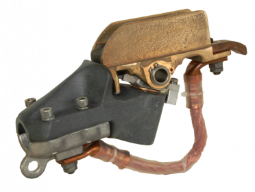 Tête de captation simple articulation pour frotteur conique, type KMA