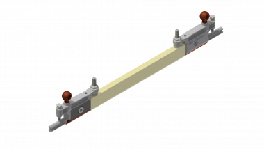 Streckentrenner TB 1200 V DC für Weichen und Kreuzungen, L=716mm