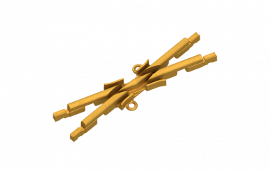 Pièce de croisement TB-TB 20°