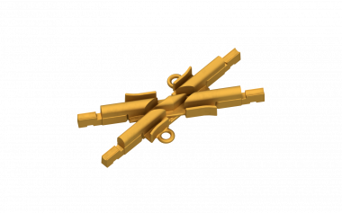 Pièce de croisement TB-TB 35°