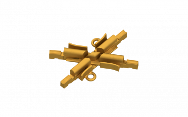 Pièce de croisement TB-TB 55°