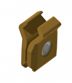 Contact wire clamp ETB for grooved contact wire 100-120 mm²