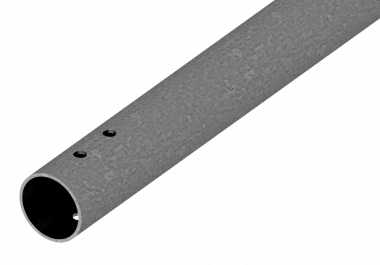 Tube de console, acier galv. G2.5", L min. = 1.00 m, L max.= 6.00 m