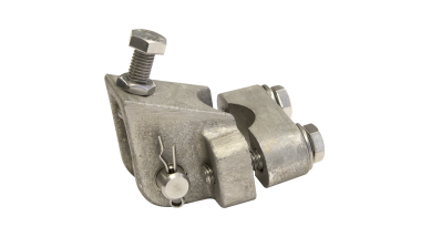 Pipe attachment simple with lift limiter, complete, to pipe Ø = 38 mm, for 1 steady arm