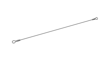 Seil D=6mm, L=1250, Inox