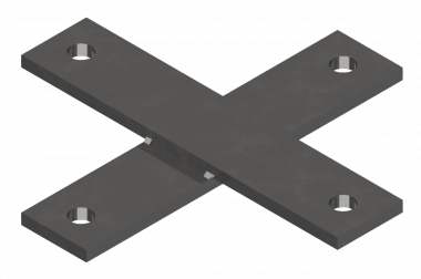 Croix de fixation, pour boulons de fondation M36