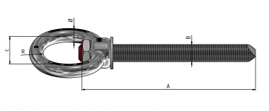 Boulon de scellement avec étrier démontable, M20 avec boulon ;ancrage à coller (ETA certifié)