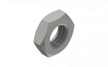 Ecrou hexagonal, Ww 5/8" x 0.5 filet à droite