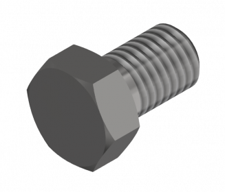 Passschraube 1.4305 5/8" x 25/20