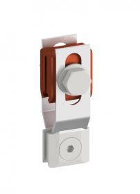 Suspension flat profile, with 1 screw, L = 35–60 mm