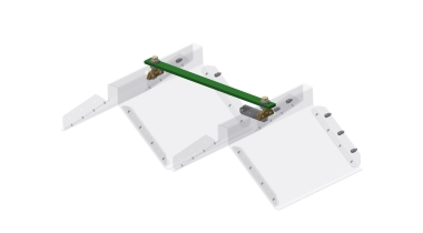 KUROOF lenght extension / centre module, modular troughing 600 mm