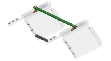 KUROOF lenght extension / centre module, modular troughing 700 mm